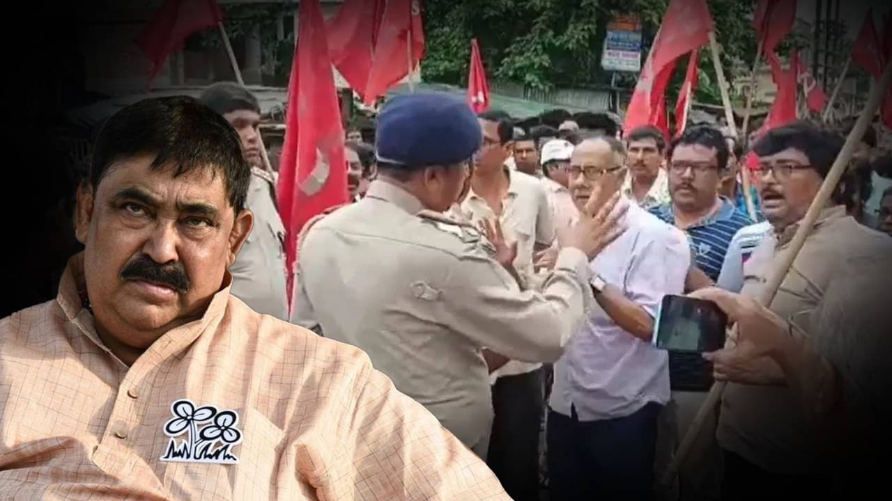 Ghatal: আমরা তো অনুব্রত হতে পারবনি, পুলিশ ধাক্কা দিতেই বলে উঠলেন বনধ সমর্থনকারী