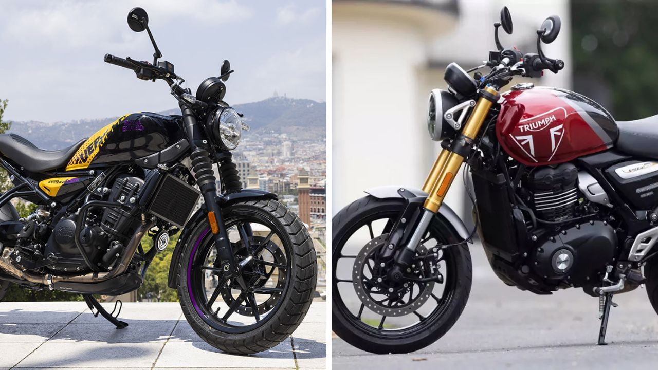 Triumph Speed 400 নাকি Royal Enfield Guerrilla 450, বাজেট ৩ লক্ষ টাকা হলে কোন বাইকটি কিনতে পারেন আপনি? Triumph Speed 400 নাকি Royal Enfield Guerrilla 450, বাজেট ৩ লক্ষ টাকা হলে কোন বাইকটি কিনতে পারেন আপনি?