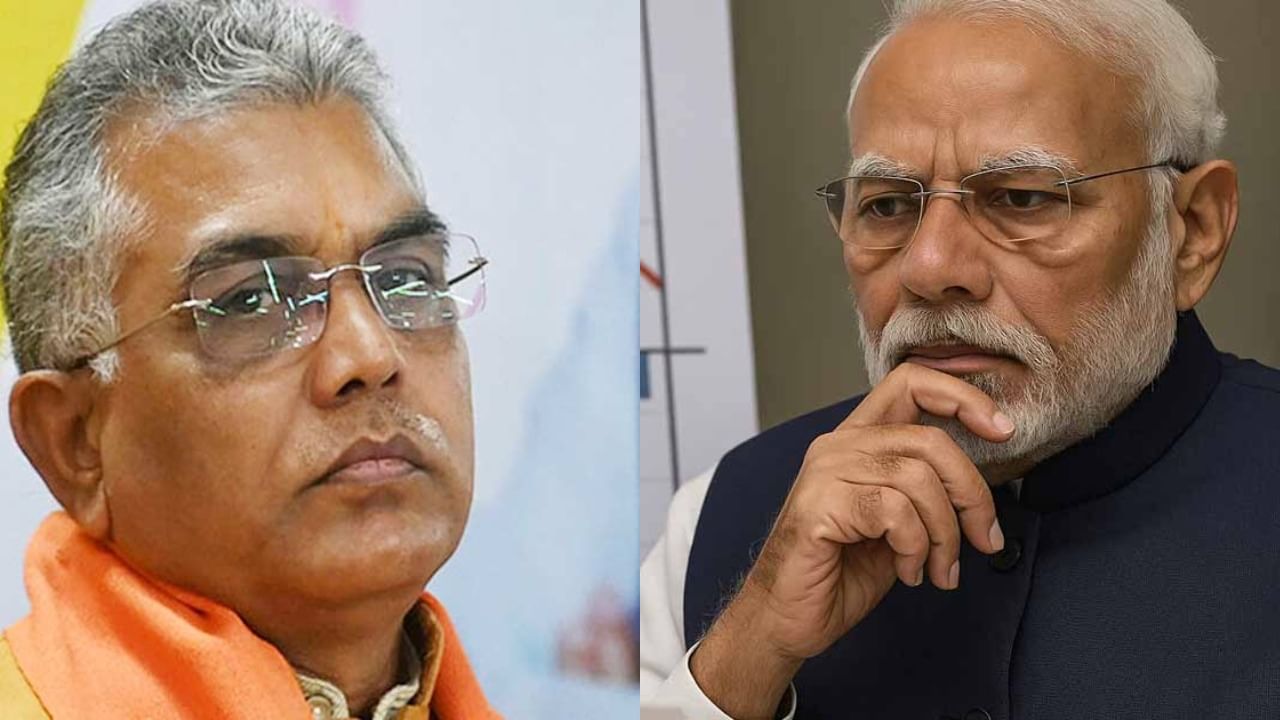 Dilip Ghosh: মঙ্গলবার বলেছিলেন যাব, মোদী আসার আগে রাতে দিলীপে জানিয়ে দিলেন যাচ্ছেন না দুর্গাপুরে Dilip Ghosh: মঙ্গলবার বলেছিলেন যাব, মোদী আসার আগে রাতে দিলীপে জানিয়ে দিলেন যাচ্ছেন না দুর্গাপুরে