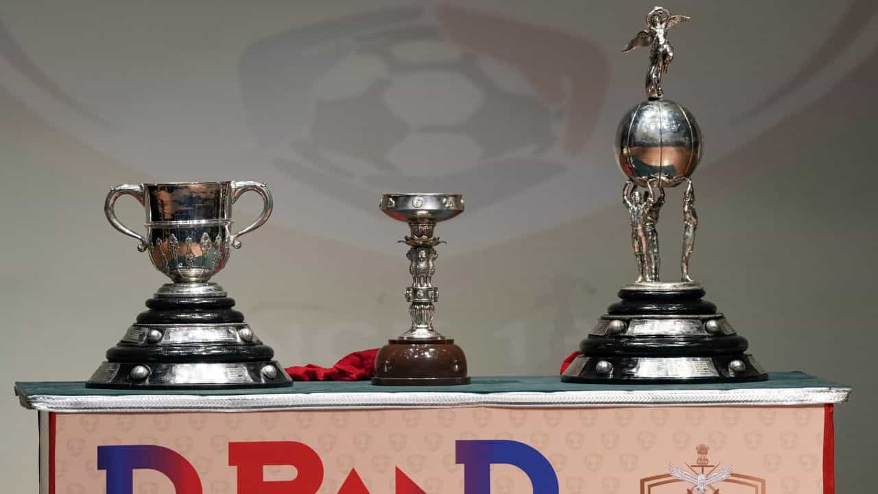 Durand Cup 2025: ডুরান্ডের সূচি প্রকাশ, কবে নামছে তিন প্রধান, কোথায় দেখবেন; রইল বিস্তারিত Durand Cup 2025: ডুরান্ডের সূচি প্রকাশ, কবে নামছে তিন প্রধান, কোথায় দেখবেন; রইল বিস্তারিত