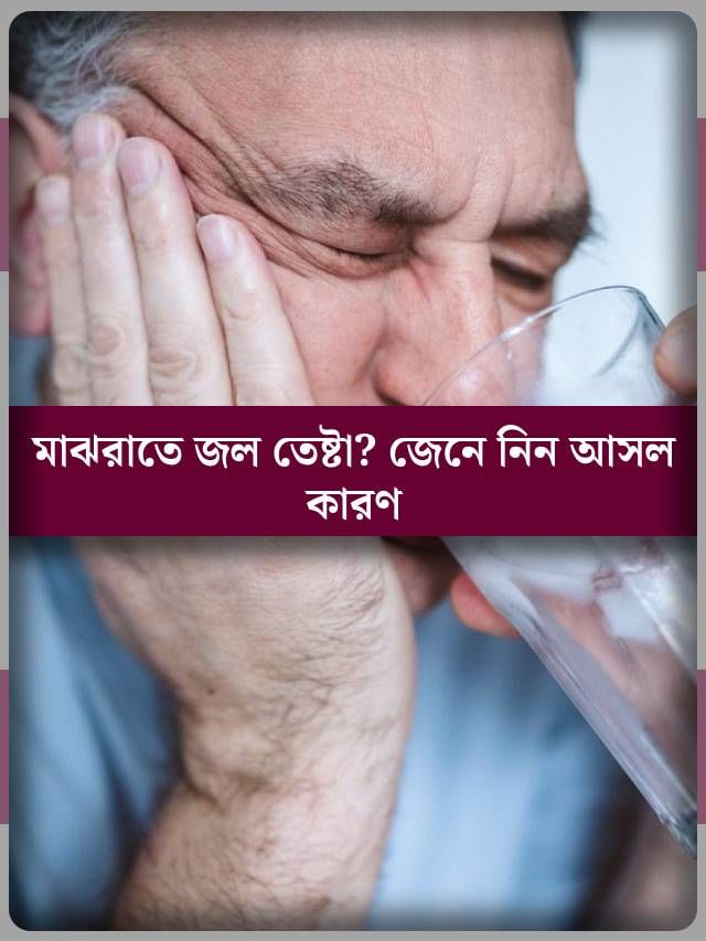 ঘুমের মাঝেই তেষ্টা! মাঝরাতে জল খেলে শরীরে কী হয় জানেন? ঘুমের মাঝেই তেষ্টা! মাঝরাতে জল খেলে শরীরে কী হয় জানেন?