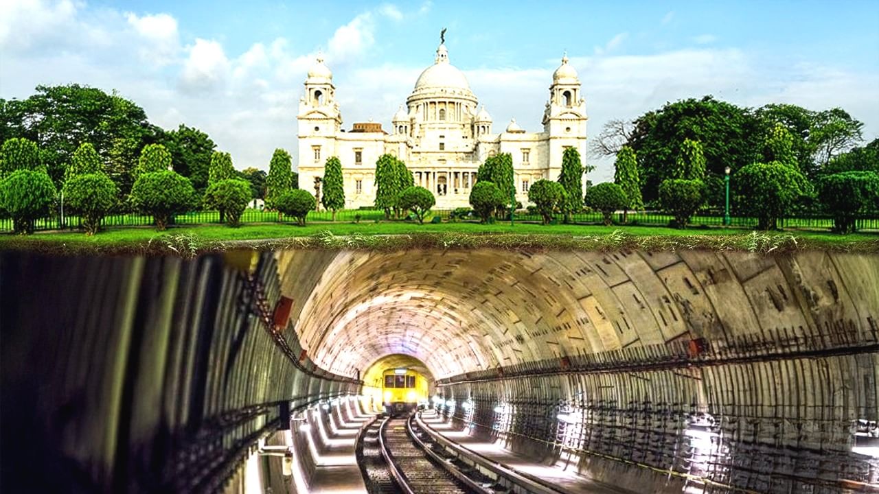Kolkata Metro: উপরে ভিক্টোরিয়া-ফোর্ট উইলিয়াম, বিপদের মাথায় রেখেও ‘দুর্গা’-‘দিব্যাকে’ নিয়ে মেট্রো কীভাবে কাজ করছে দেখুন Kolkata Metro: উপরে ভিক্টোরিয়া-ফোর্ট উইলিয়াম, বিপদের মাথায় রেখেও ‘দুর্গা’-‘দিব্যাকে’ নিয়ে মেট্রো কীভাবে কাজ করছে দেখুন