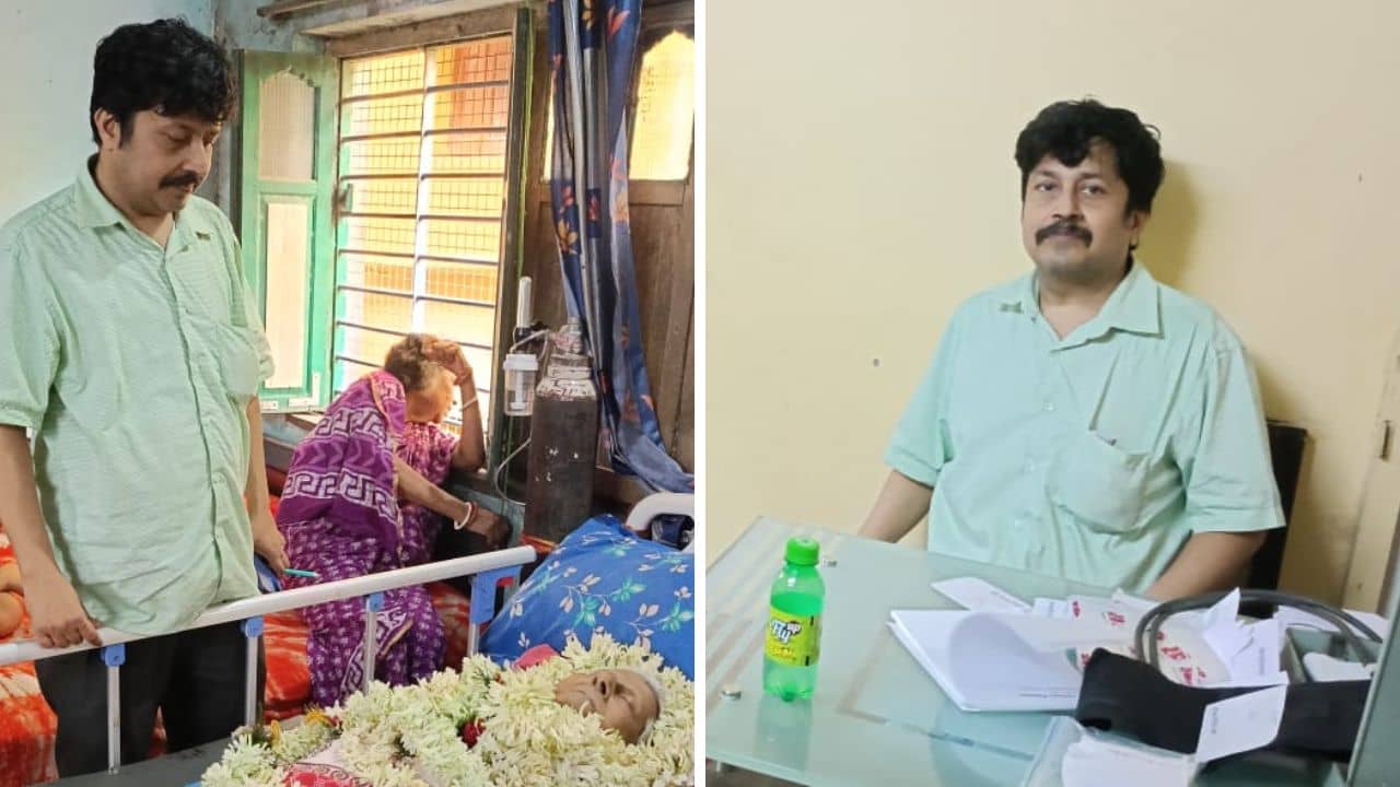 Hooghly: ঘরে পড়ে বাবার মৃতদেহ, বৃষ্টিতে ভিজে আসা রোগীদের চিকিৎসা করে তবেই সৎকার, ডাক্তারবাবুকে কুর্নিশ জানাচ্ছে ইমামবাজার