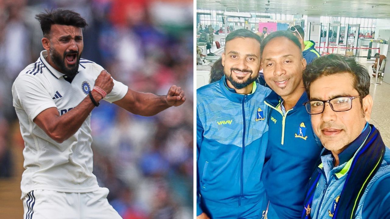 Akash Deep: কেরিয়ারের প্রথম ফাইফার, লক্ষ্মীর কোন পরামর্শে সফল আকাশ দীপ? Akash Deep: কেরিয়ারের প্রথম ফাইফার, লক্ষ্মীর কোন পরামর্শে সফল আকাশ দীপ?