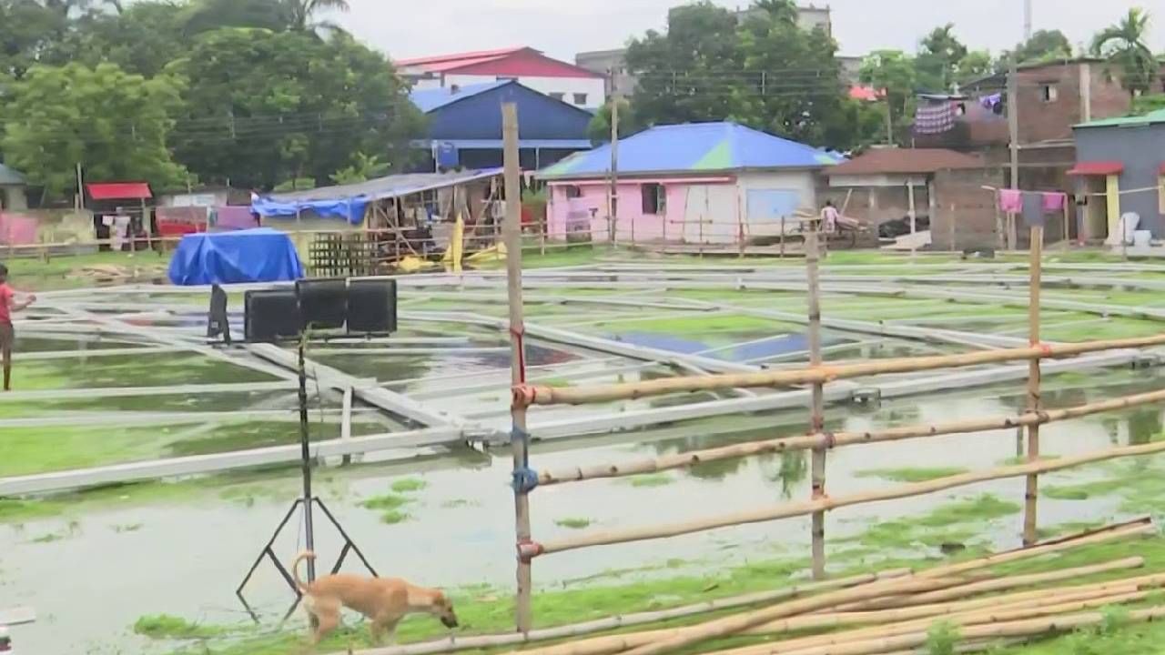 Uttarkanya Abhijan: কাল সভা, মঞ্চ‌ই বাঁধা হয়নি এখন‌ও...