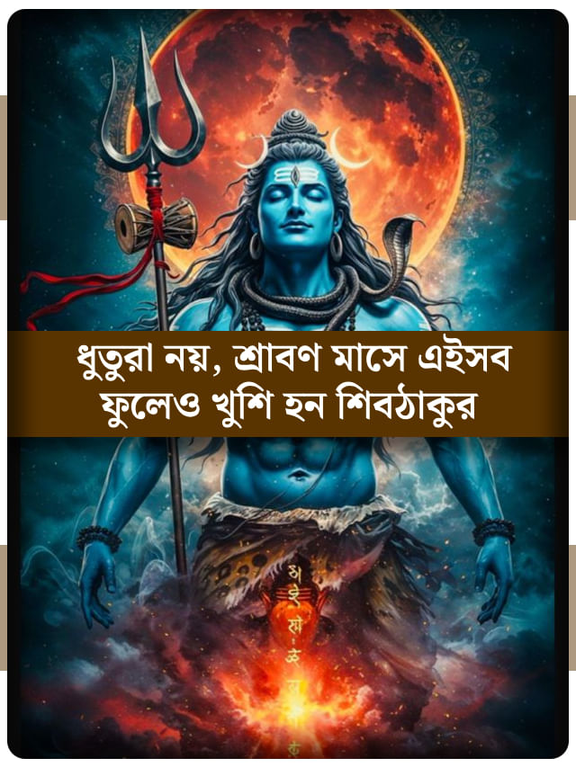 শুধু ধুতুরা নয়, শ্রাবণ মাসে মহাদেবকে আর কোন ফুল দিলে হবেন সন্তুষ্ট? শুধু ধুতুরা নয়, শ্রাবণ মাসে মহাদেবকে আর কোন ফুল দিলে হবেন সন্তুষ্ট?