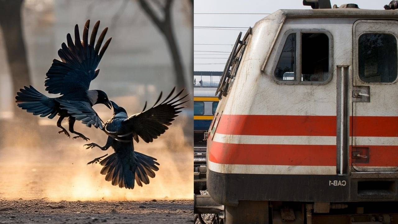 Indian Railways: দুটো কাকের তুমুল ঝগড়া-মারপিট, তার জন্য প্রায় ৪ ঘণ্টা দাঁড়িয়ে থাকল এক্সপ্রেস ট্রেন! যাত্রীদের কান্নাকাটির অবস্থা...