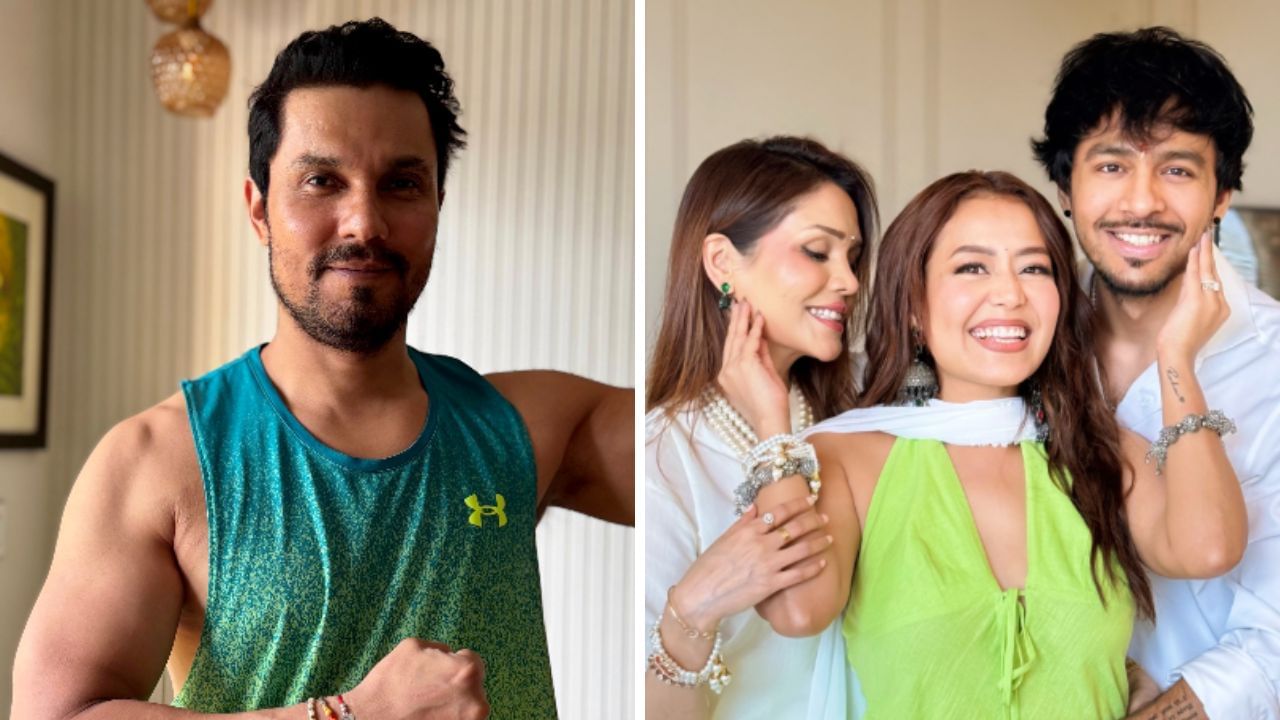 দিদির দেওয়া রাখি হাতে পরে ছবি পোস্ট করলেন রণদীপ হুডা। অন্যদিকে ভাইবোনদের নিয়ে জমজমাট রাখি পালন করলেন নেহা কক্কর। ছবি- ইনস্টাগ্রাম