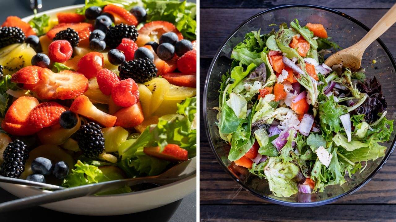 Fruit Salad vs Vegetable Salad: ডায়েট প্ল্যানে স্যালাড রাখার কথা ভাবছেন? ফল না সবজি কোনটিতে বেশি উপকার?