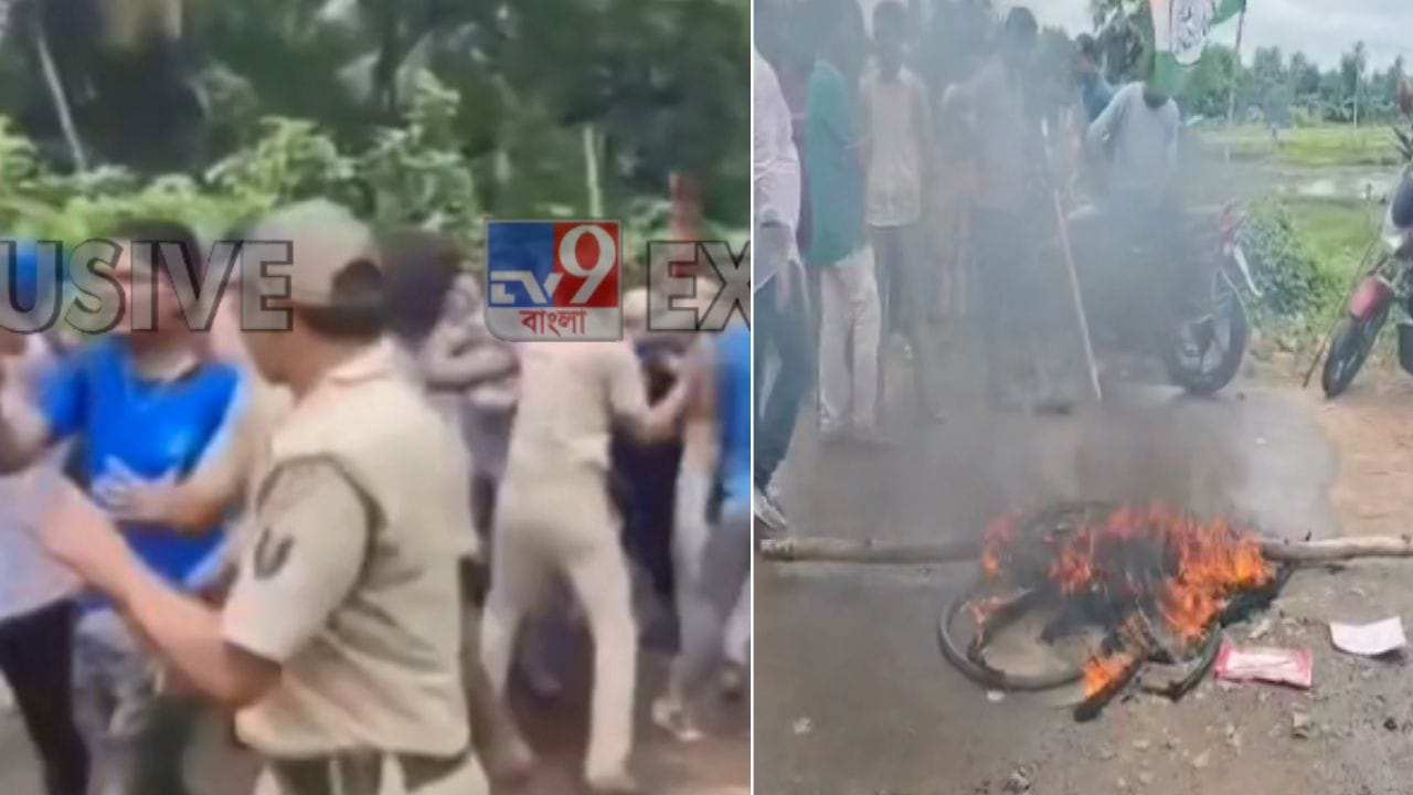 TMC-BJP Clash:   বিজেপি-তৃণমূল সংঘর্ষে উত্তপ্ত খানাকুল, পুলিশকে লক্ষ্য করেও ইটবৃষ্টি