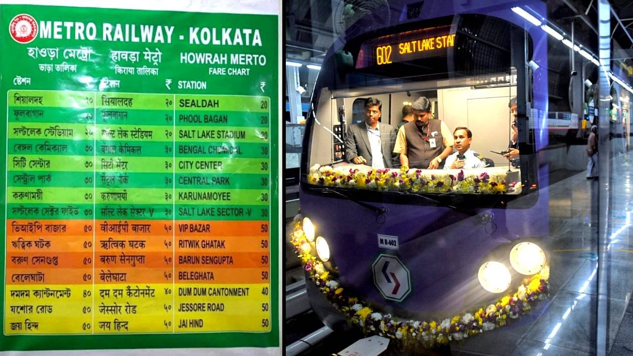 New Metro in Kolkata: উদ্বোধনের আগের রাতেই নতুন স্টেশনগুলিতে বসল রেট চার্ট, Howrah-Sector V-এ কোথায় কত ভাড়া দেখে নিন