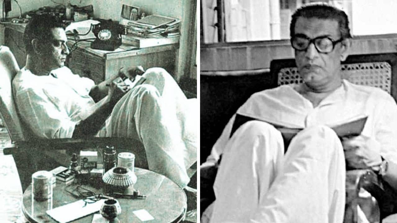 হাঁটুর ভাঁজে কাগজ রেখে ছবি আঁকতেন, স্ক্রিপ্ট লিখতেন সত্যজিৎ, জানেন কেন টেবিল ব্যবহার করতেন না মানিকবাবু?