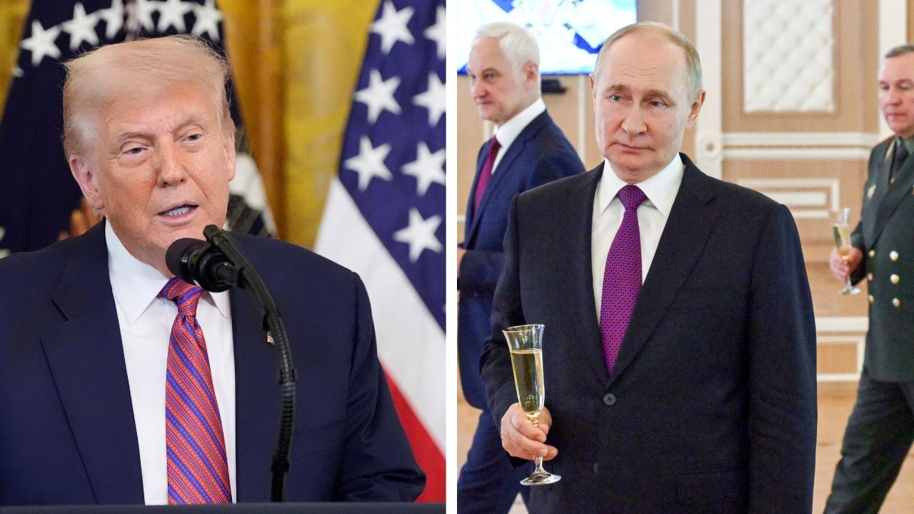 Donald Trump on Russia: লুকিয়ে লুকিয়ে দেখছে! রুশ ভূমের অদূরে 'পরমাণু ক্ষমতাধর' পাঠালেন ট্রাম্প Donald Trump on Russia: লুকিয়ে লুকিয়ে দেখছে! রুশ ভূমের অদূরে 'পরমাণু ক্ষমতাধর' পাঠালেন ট্রাম্প