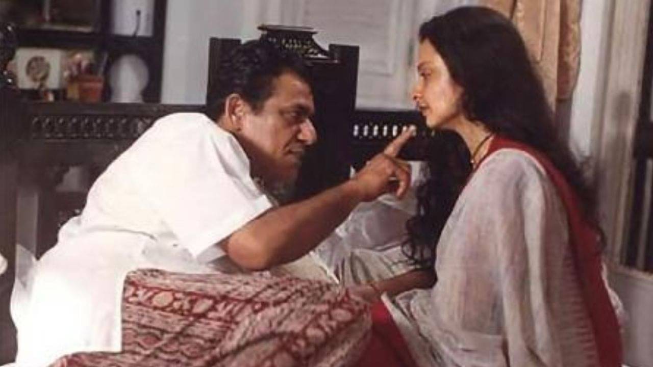 ঘনিষ্ঠ দৃশ্যে শুট, এ কী করে বসেন ওম পুরী-রেখা, মুহূর্তে ছড়িয়ে পরে গসিপ