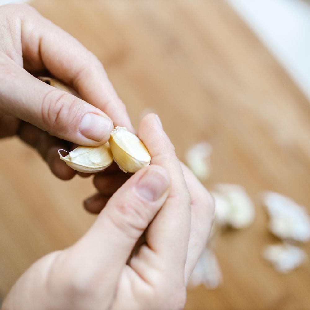 garlic peel