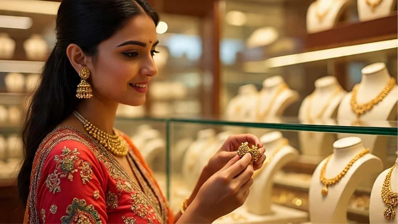 Gold Price Today: এতটা কল্পনাও করেননি হয়তো! পুজোর আগে কলকাতায় সোনার দাম বদলে গেল অনেকটা, কত দর এখন? Gold Price Today: এতটা কল্পনাও করেননি হয়তো! পুজোর আগে কলকাতায় সোনার দাম বদলে গেল অনেকটা, কত দর এখন?