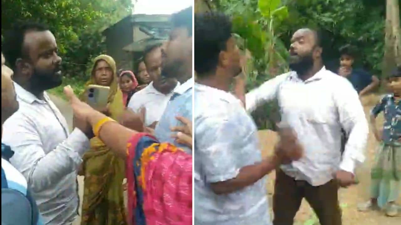 Arambag: গ্রামবাসীদের ওপর চড়াও তৃণমূলের বাহুবলী নেতা, ভিডিয়ো ভাইরাল