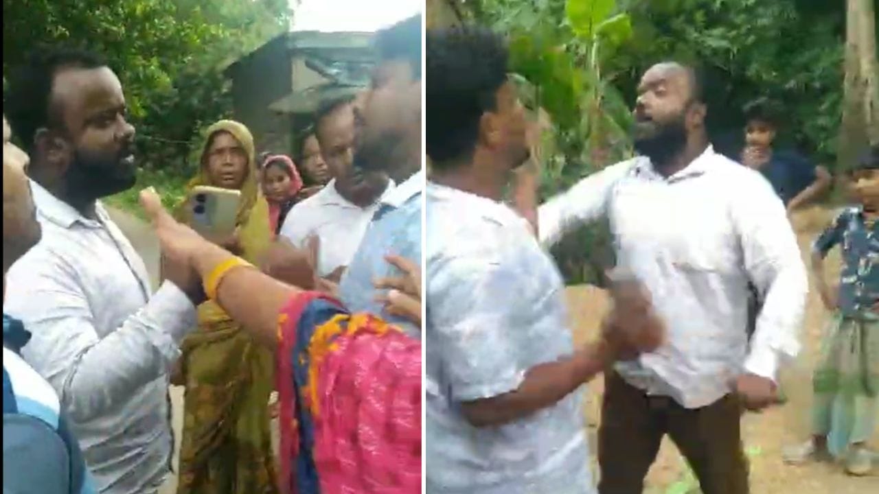 Arambag: গ্রামবাসীদের ওপর 'চড়াও' তৃণমূলের বাহুবলী নেতা, ভিডিয়ো ভাইরাল Arambag: গ্রামবাসীদের ওপর 'চড়াও' তৃণমূলের বাহুবলী নেতা, ভিডিয়ো ভাইরাল