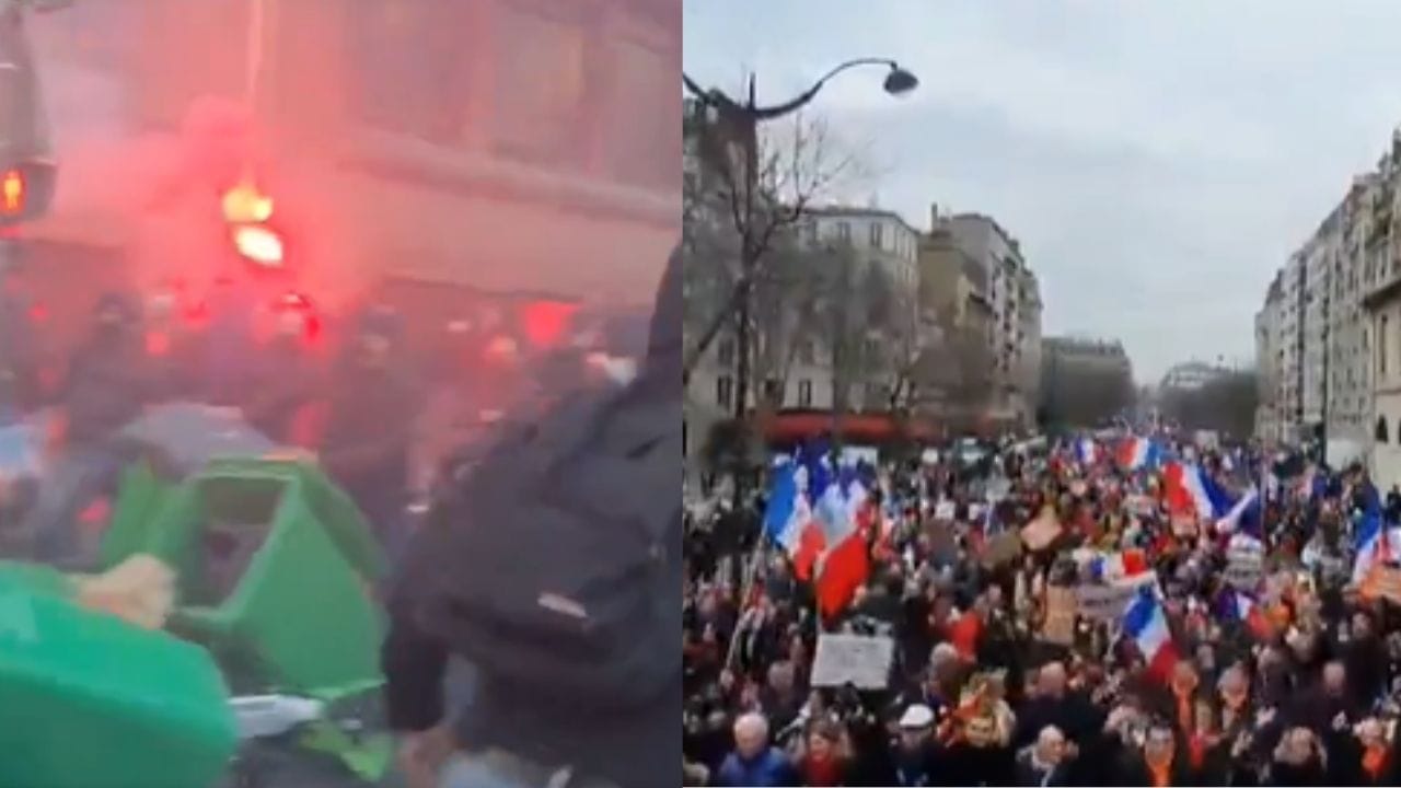 France Protest: বাসে আগুন, রাস্তায় জনতাকে মার পুলিশের, জ্বলছে ফ্রান্স, ১ ঘণ্টাতেই গ্রেফতার ২০০ France Protest: বাসে আগুন, রাস্তায় জনতাকে মার পুলিশের, জ্বলছে ফ্রান্স, ১ ঘণ্টাতেই গ্রেফতার ২০০