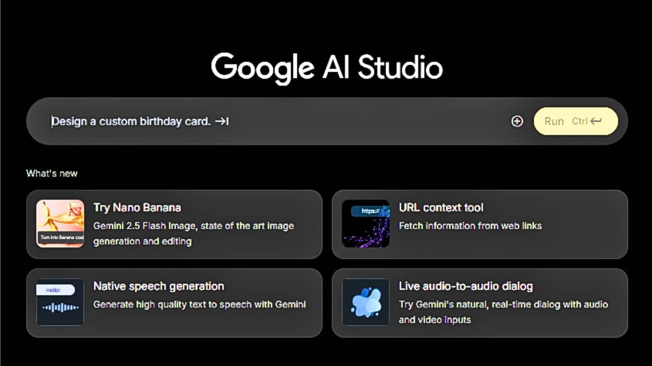 Google AI Studio: গুগলের এই AI দিয়ে ছবি বা ভিডিয়ো তৈরি, অ্যাপ বা ওয়েবসাইট তৈরি করুন মুহূর্তে!