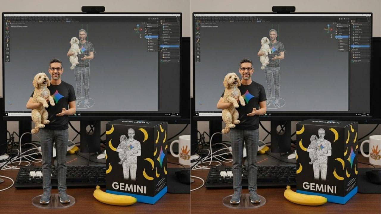 Nano Banana: Google-এর সিইও হাতে পুতুল, দেখুন Sundar Pichai-এর ন্যানো ব্যানানা ট্রেন্ড!