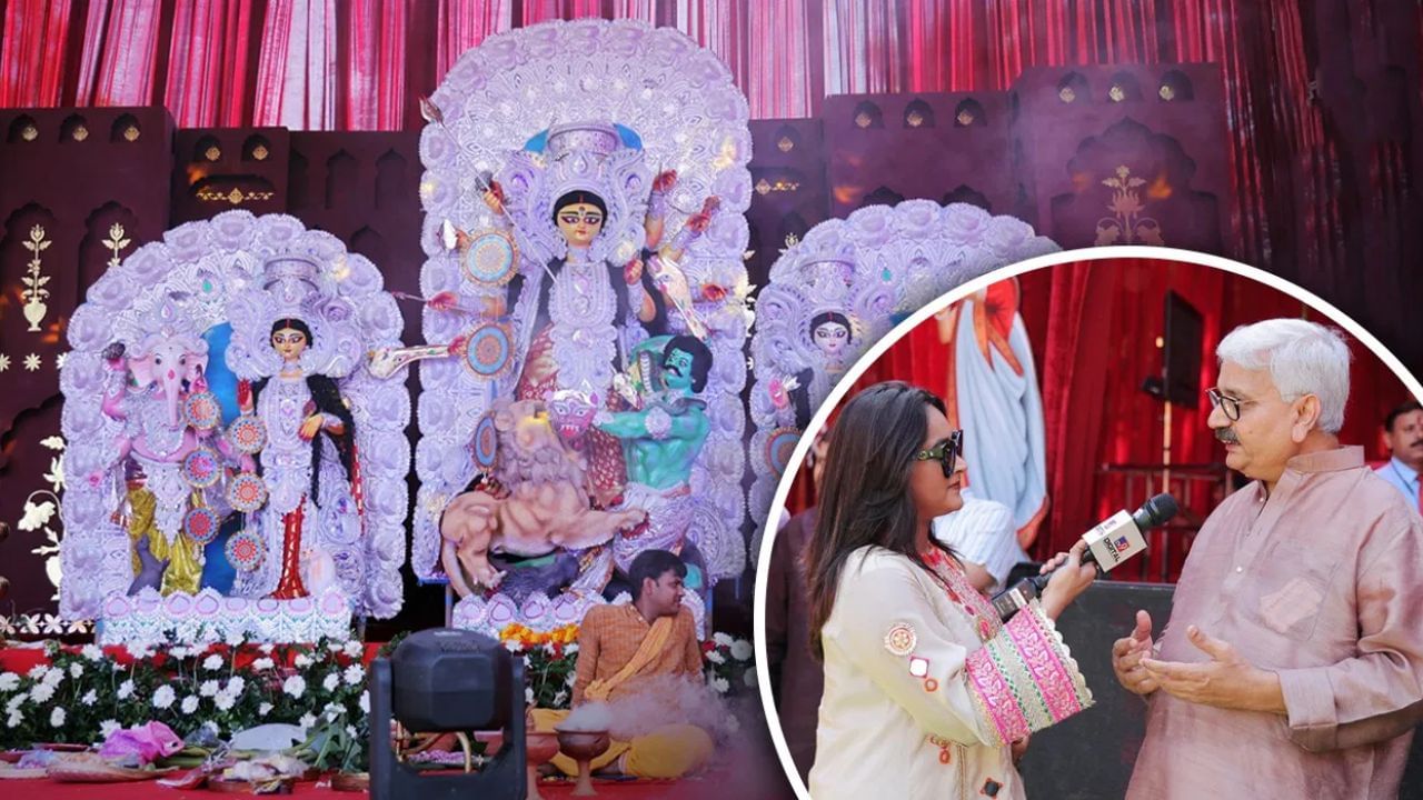 TV9 Festival of India: 'গোটা বিশ্বের কল্যাণের জন্য এই পুজো', বললেন TV9 নেটওয়ার্কের নিউজ ডিরেক্টর হেমন্ত শর্মা TV9 Festival of India: 'গোটা বিশ্বের কল্যাণের জন্য এই পুজো', বললেন TV9 নেটওয়ার্কের নিউজ ডিরেক্টর হেমন্ত শর্মা