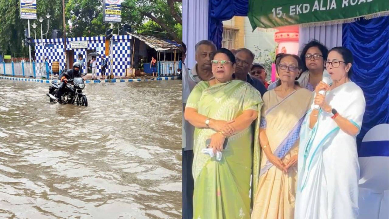 Mamata Banerjee: মেট্রোর কাজ চলছে, আগেই বলেছিলাম..., সল্টলেকে জমা জল নিয়ে একডালিয়ার পুজোর উদ্বোধন অনুষ্ঠানে কী বললেন মমতা?