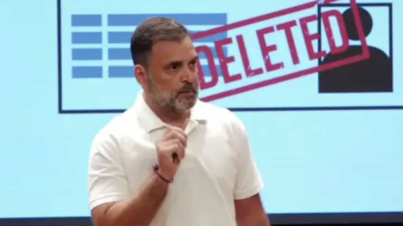 Rahul Gandhi: কংগ্রেসের বুথ থেকে ভোটারদের নাম ডিলিট করে দেওয়া হয়েছে, বিস্ফোরক রাহুল গান্ধী, দিলেন প্রমাণও Rahul Gandhi: কংগ্রেসের বুথ থেকে ভোটারদের নাম ডিলিট করে দেওয়া হয়েছে, বিস্ফোরক রাহুল গান্ধী, দিলেন প্রমাণও