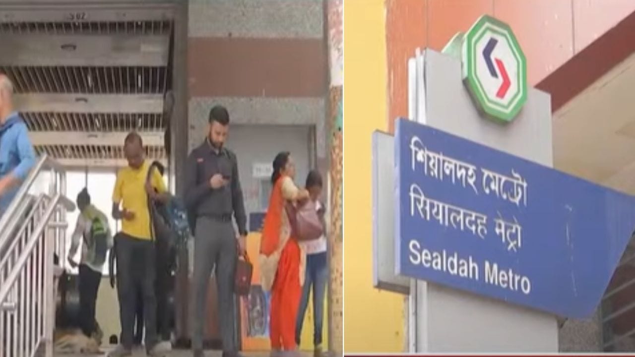 Sealdah Sec V Metro: ফের বিদ্যুৎ বিভ্রাট! গ্রিন লাইনে ফের ব্যাহত মেট্রো পরিষেবা Sealdah Sec V Metro: ফের বিদ্যুৎ বিভ্রাট! গ্রিন লাইনে ফের ব্যাহত মেট্রো পরিষেবা