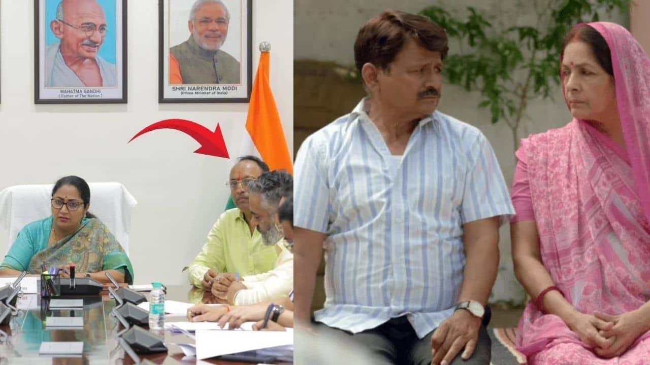 Delhi CM Rekha Gupta Controversy: ফুলেরা হয়ে গেল দিল্লি? প্রশাসনিক বৈঠকে মুখ্যমন্ত্রীর পাশে কেন স্বামী, প্রশ্ন AAP-র