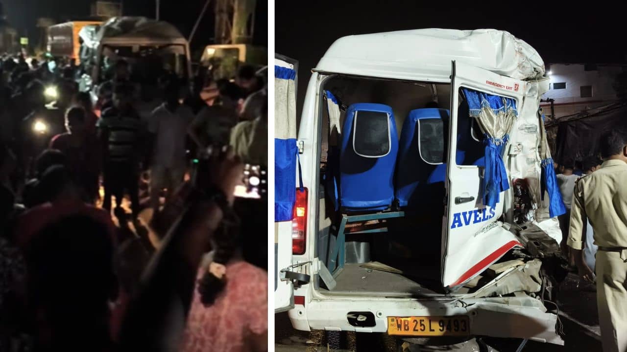 Purba Medinipur: ট্রেলারের ধাক্কায় মেলার মধ্যে উল্টে পড়ল গাড়ি, ভয়াবহ পথ দুর্ঘটনা পাঁশকুড়ায়