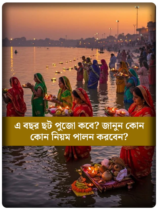 ছট পুজোর ৪ দিন কী কী পালন হয়? নিয়মে ভুল করলেই মহাবিপদ!