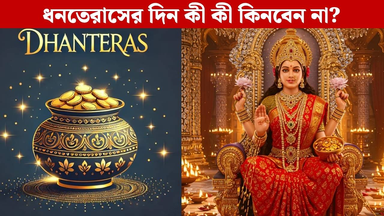 Dhanteras 2025: অমঙ্গলের ভয়! ধনতেরাসে ভুল করে এই জিনিসগুলি কিনবেন না, মা লক্ষ্মী অসন্তুষ্ট হবেন