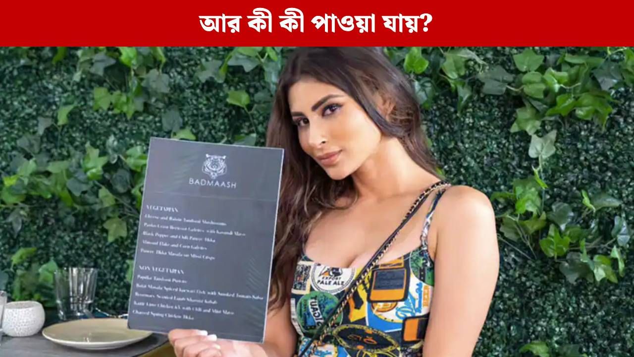 ৪০০ টাকার ভেলপুরি, ১০০ টাকার রুটি! মৌনী রায়ের রেস্তোরাঁয় একটা পান্তুয়ার দাম শুনলে তো আরও চমকে উঠবেন ৪০০ টাকার ভেলপুরি, ১০০ টাকার রুটি! মৌনী রায়ের রেস্তোরাঁয় একটা পান্তুয়ার দাম শুনলে তো আরও চমকে উঠবেন