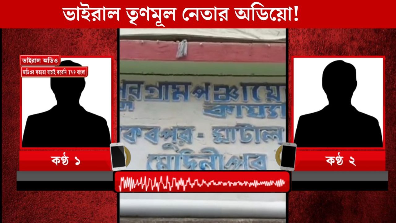 Viral Audio: 'এক লক্ষ টাকা পৌঁছে দে... নাহলে বন্ধ হয়ে যাবে', ঘাটালে শাসক নেতার ভাইরাল অডিয়ো Viral Audio: 'এক লক্ষ টাকা পৌঁছে দে... নাহলে বন্ধ হয়ে যাবে', ঘাটালে শাসক নেতার ভাইরাল অডিয়ো
