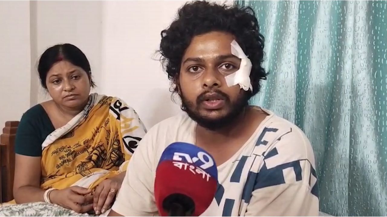 Malda Bjp Leader Son Beaten