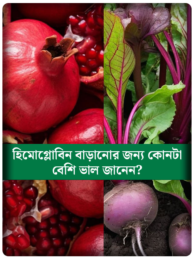 বেদানা নাকি বিট কোনটি খেলে শরীরে রক্ত বেশি হয়?