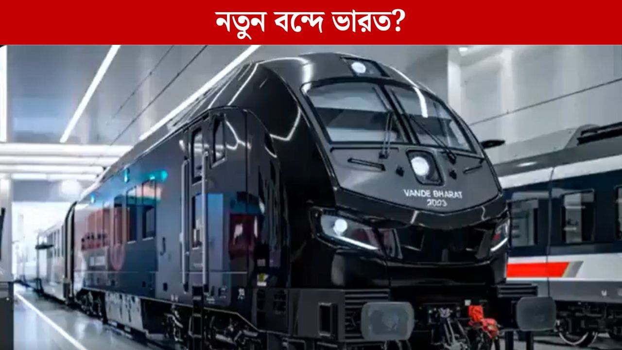 Vande Bharat Express: বিদেশি ট্রেনও ফেল! ঝাঁ চকচকে লুক, চোখ ধাঁধিয়ে দিতে আসছে কালো বন্দে ভারত? Vande Bharat Express: বিদেশি ট্রেনও ফেল! ঝাঁ চকচকে লুক, চোখ ধাঁধিয়ে দিতে আসছে কালো বন্দে ভারত?