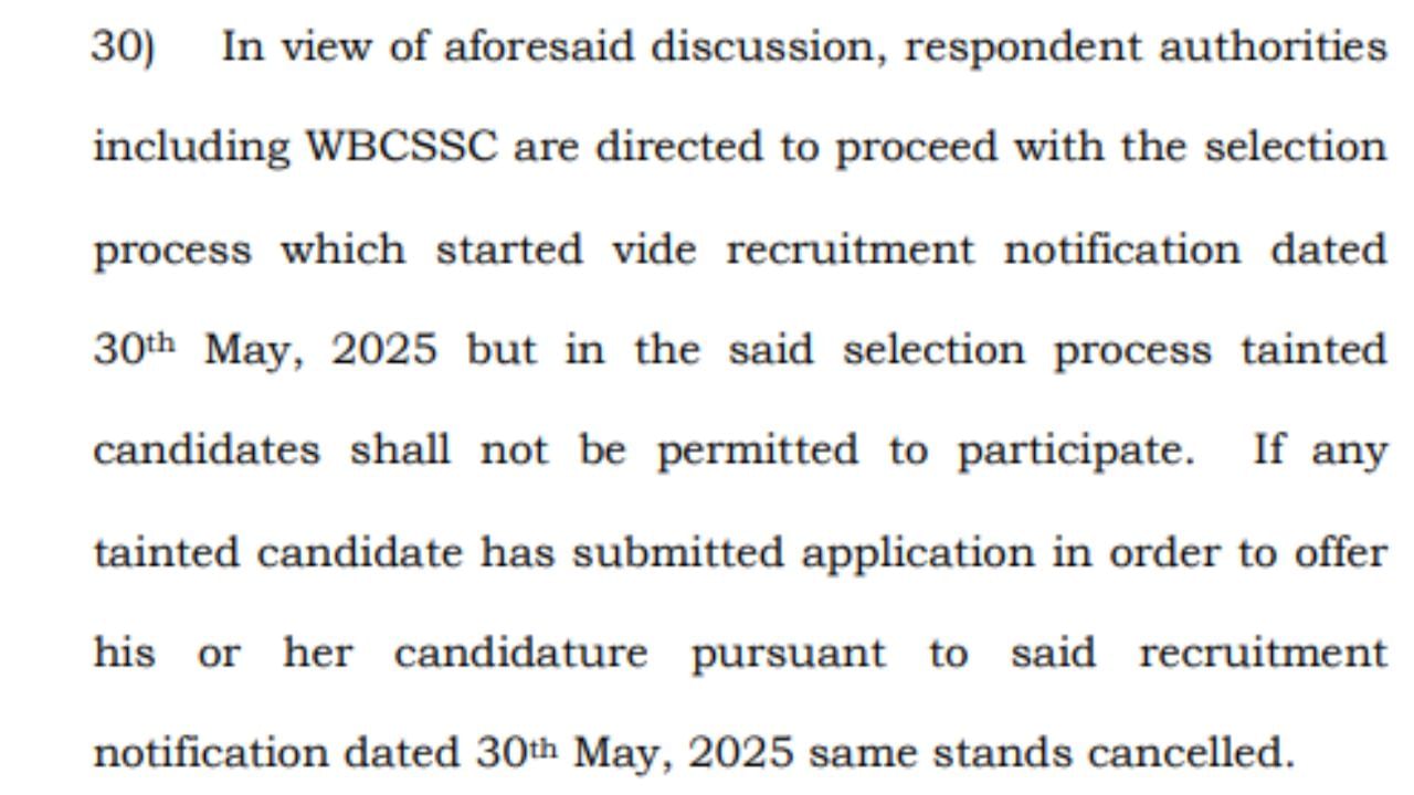 Calcutta High Court Order