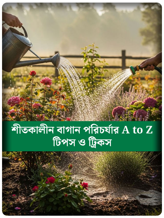 ৯টি সহজ ধাপে শীতে আপনার বাগানকে রাখুন সতেজ ও প্রাণবন্ত