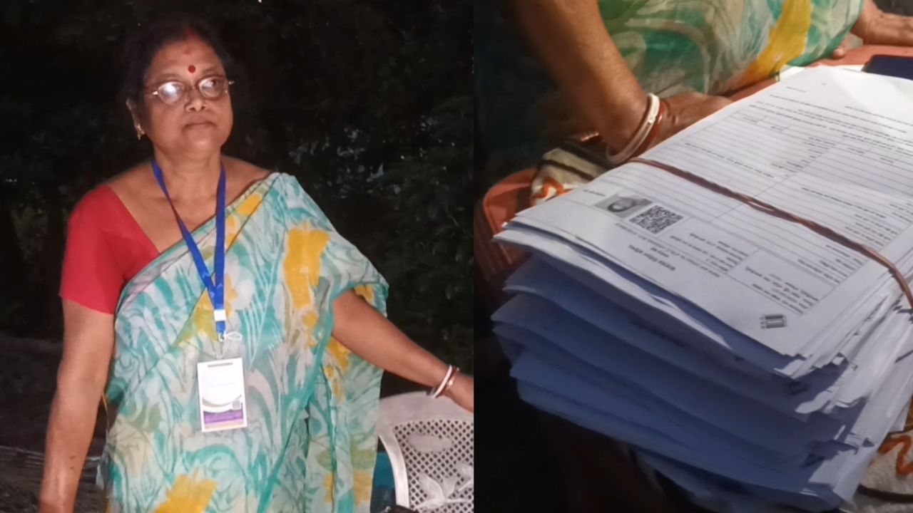 BLO-SIR: এত ভারী ব্যাগ বওয়া সম্ভব নয়, টেবিল পেতে বসে পড়েছেন BLO