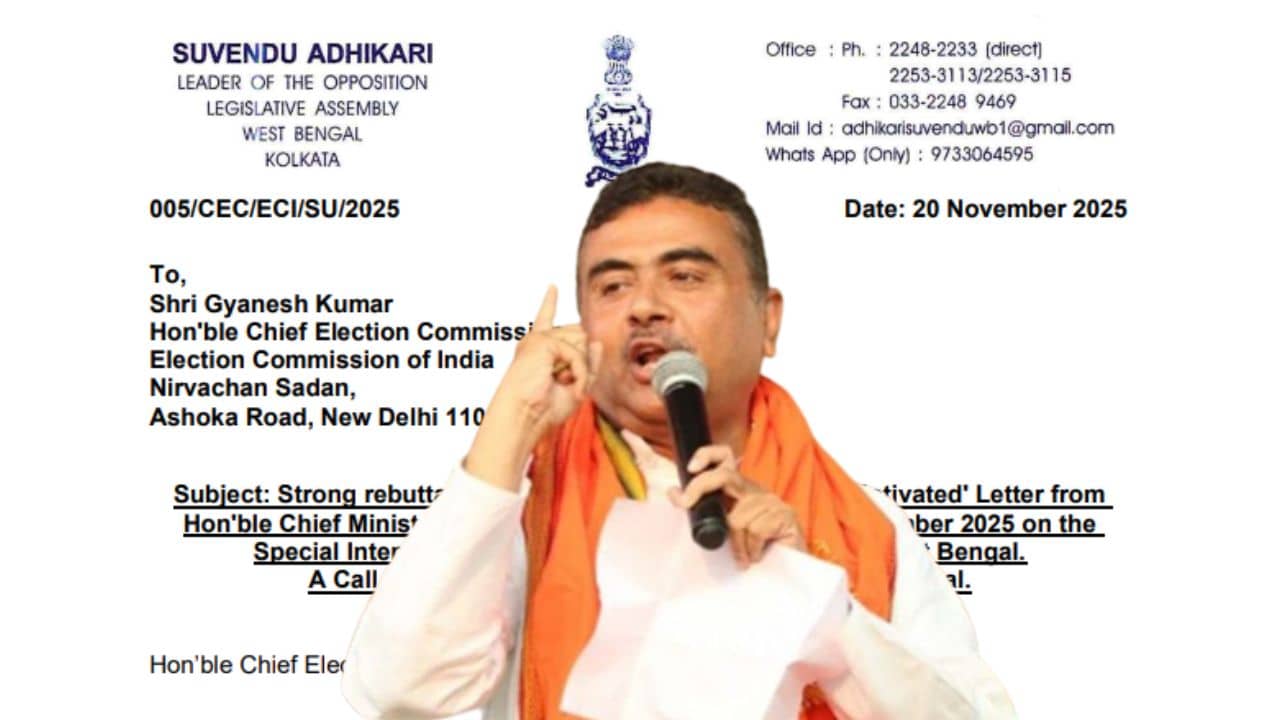 Suvendu Adhikari: অবৈধ ভোটারদের বাঁচানোর চেষ্টা করছেন মমতা, এবার কমিশনে পাল্টা চিঠি শুভেন্দুর