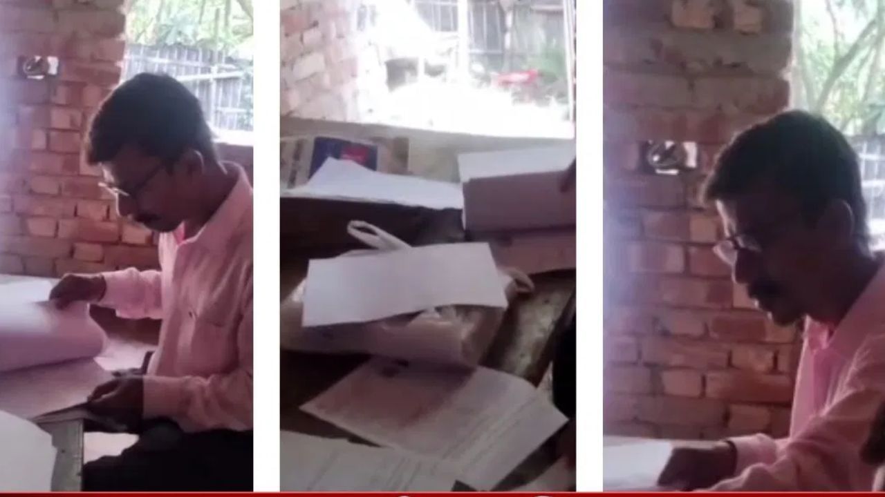 Malda: তৃণমূল নেতার বাড়িতে বসেই ফর্ম বিলি? ভিডিয়ো দেখুন একবার Malda: তৃণমূল নেতার বাড়িতে বসেই ফর্ম বিলি? ভিডিয়ো দেখুন একবার