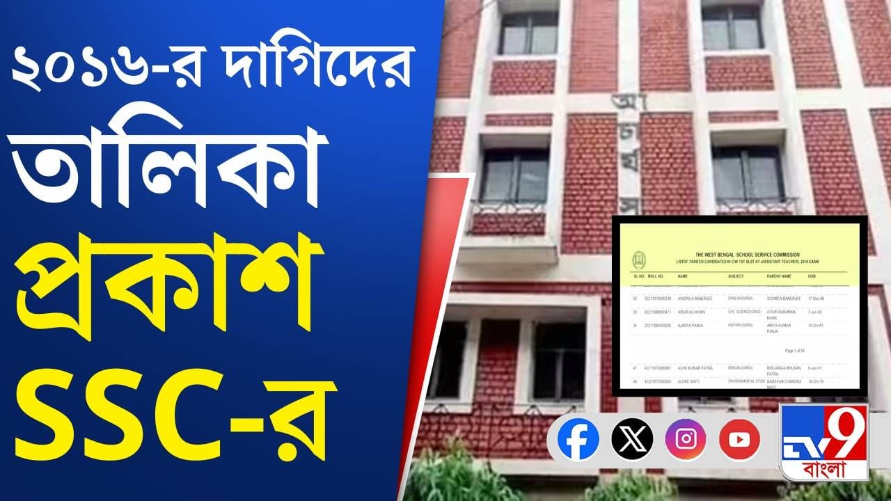 ২০১৬-র দাগিদের পূর্ণাঙ্গ তালিকা প্রকাশ করল এসএসসি ২০১৬-র দাগিদের পূর্ণাঙ্গ তালিকা প্রকাশ করল এসএসসি