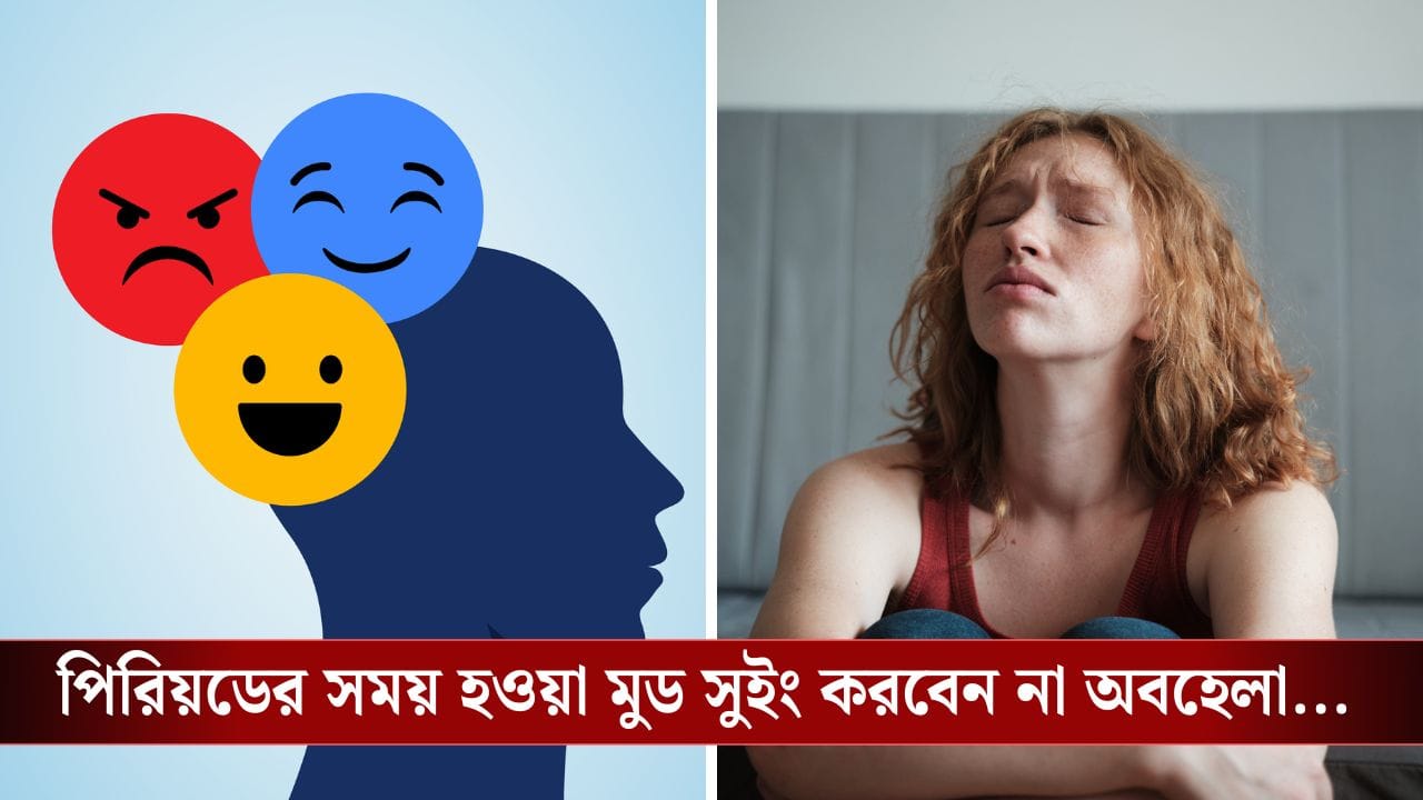 Mood Swings during Periods: পিরিয়ডের সময় মুড সুইংয়ের মাত্রা পাহাড়প্রমাণ হয়? জানুন কারণ ও প্রতিকার Mood Swings during Periods: পিরিয়ডের সময় মুড সুইংয়ের মাত্রা পাহাড়প্রমাণ হয়? জানুন কারণ ও প্রতিকার