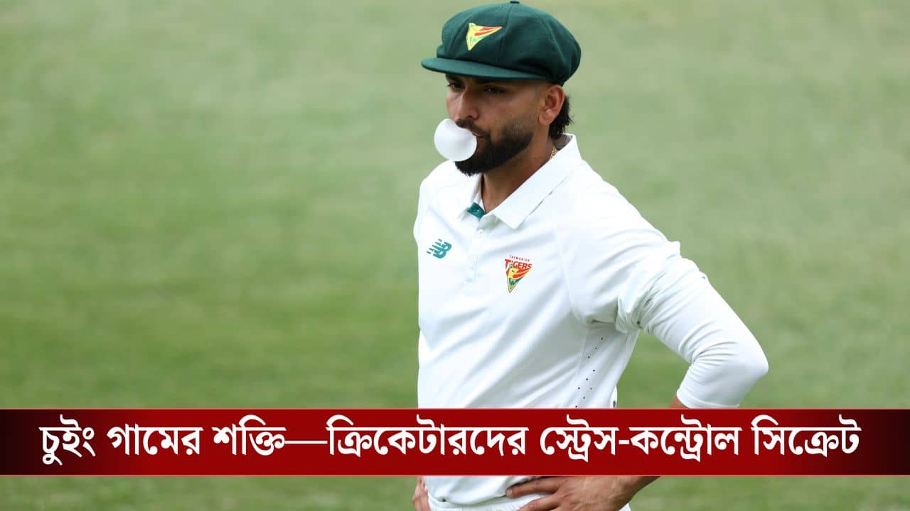 ম্যাচের সময় ক্রিকেটাররা কেন চুইং গাম চিবোন? জানুন আসল কারণ