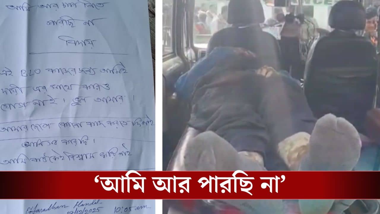 BLO Suicide: গলায় দড়ি দিয়ে ঝুলছেন BLO হেডমাস্টার, দায়ী কে বললেন তাঁর পরিবার