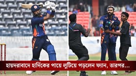 মুস্তাকে হার্দিক ম্যাজিক, ব্যাটে-বলে জমালেন বরোদা-পঞ্জাব ম্যাচ