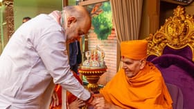 সবরমতীর ধারে 'প্রমুখ বার্নি অম্রুত মহোৎসব'-এ হাজির হলেন অমিত শাহ