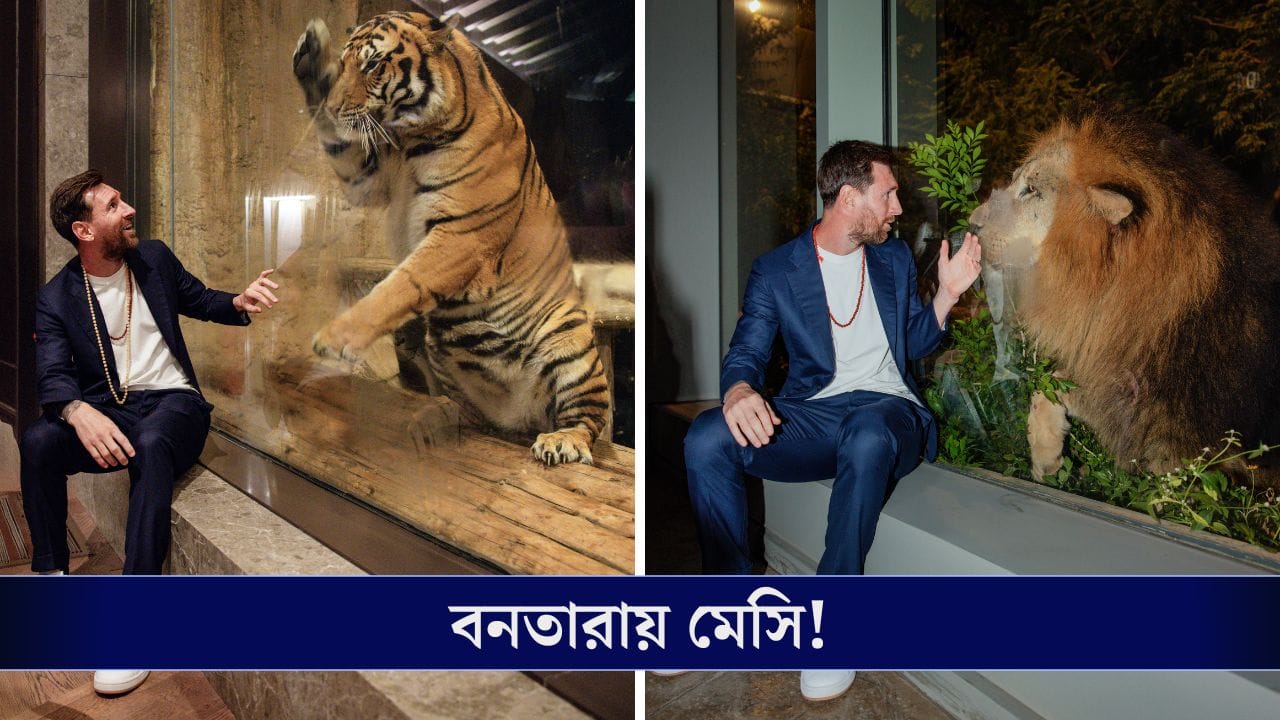 Lionel Messi in Vantara: অম্বানীর বনতারায় মেসি ম্যাজিক, পরিচিত হলেন ভারতীয় সংস্কৃতির সঙ্গেও!